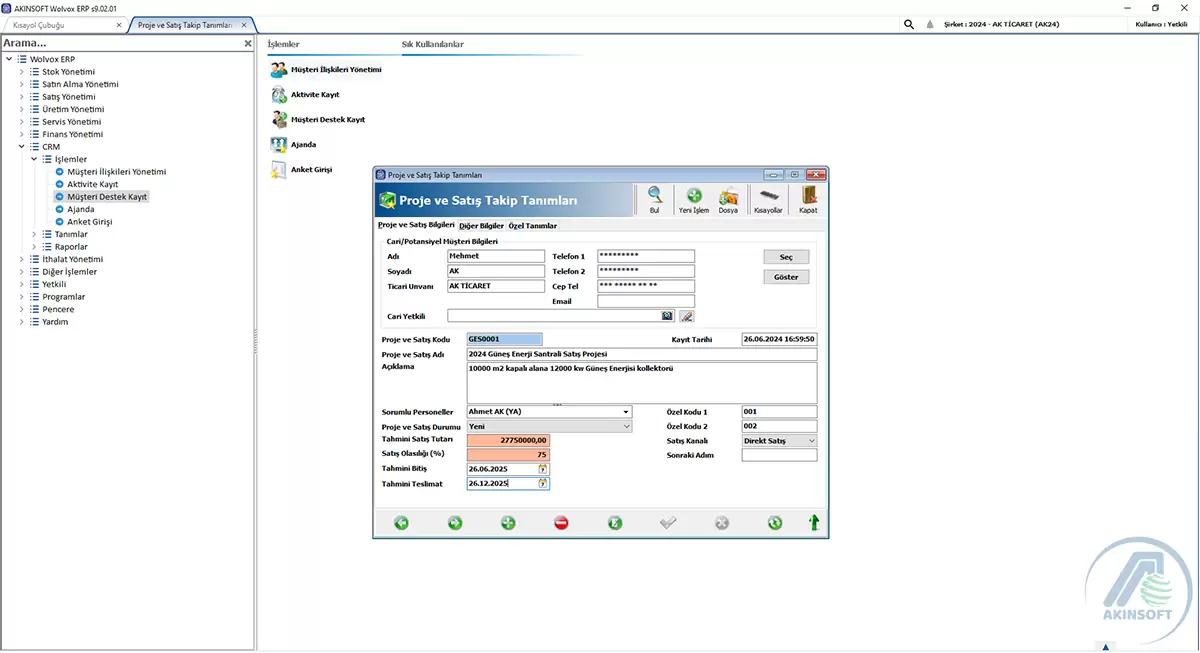 WOLVOX <span>CRM</span>- 5